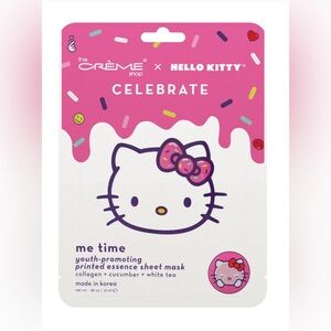 Sanrio Hello Kitty The Creme Shop Me time Youth Promoting Sheet Mask/Collagen/